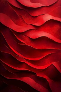红色波浪纹理创意背景