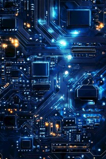 科技感电路板细节展示