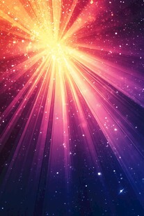 梦幻宇宙光芒背景图