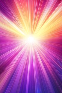 炫彩光芒放射背景图