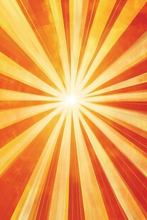 炫彩放射状光芒背景图