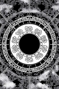 中式传统圆形纹饰图案