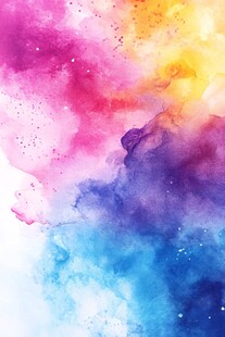 梦幻水彩星空背景纹理