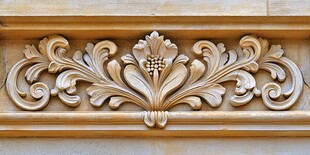 古典木雕花纹装饰细节