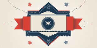 复古风格几何图案装饰元素