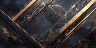 黑金大理石几何纹理背景