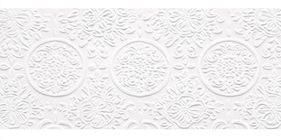 白色浮雕花纹装饰图案