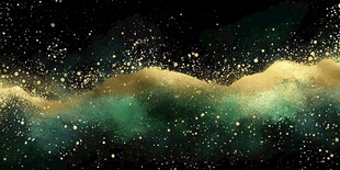 金色流光溢彩梦幻背景