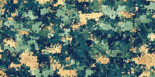 数码迷彩图案背景纹理