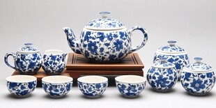 青花瓷茶具套装古韵十足