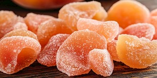 香甜桃脯 甜蜜滋味诱人