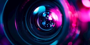 梦幻相机镜头特写