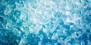蓝绿色碎冰纹理背景图