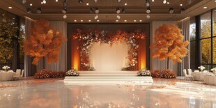 秋季主题浪漫婚礼场地