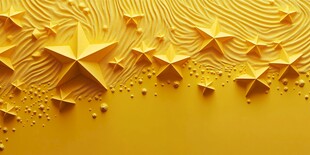 金色立体星星纹理背景