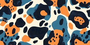 抽象多彩斑点图案背景