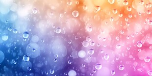 梦幻多彩水滴背景图