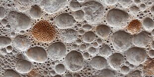 多孔岩石表面纹理特写