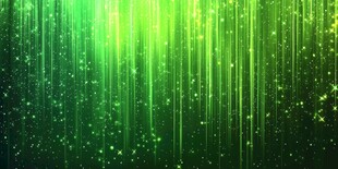 绿色梦幻流光背景特效