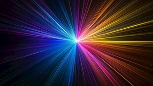 绚丽光芒放射背景图