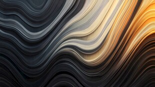 流动渐变的抽象波浪纹理