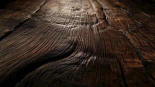 复古质感老木板纹理特写