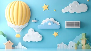 梦幻儿童房墙面装饰造型