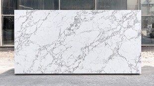 白色大理石板材展示