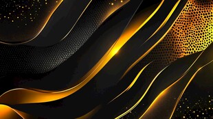 黑金动感线条炫酷背景图