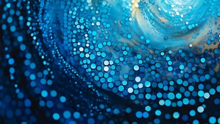梦幻蓝色点状漩涡纹理