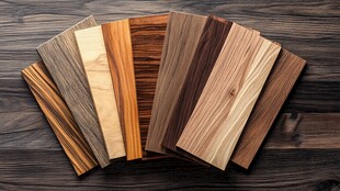 多样木纹板材展示