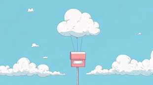云端信箱 梦幻创意场景