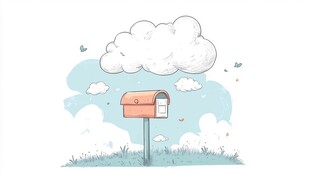 云朵下的可爱邮箱