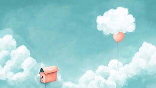 云端小屋与梦幻气球