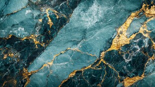 绿金相间大理石纹理图案