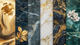 奢华大理石纹理装饰图案