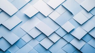 蓝色几何方块立体纹理背景