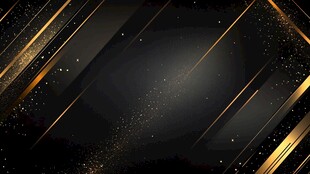 黑金线条闪耀背景图