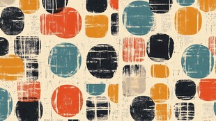 复古几何图案背景纹理