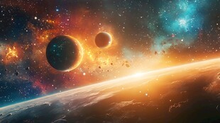 梦幻宇宙中的行星奇景