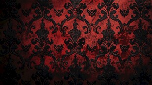 复古红黑花纹壁纸背景