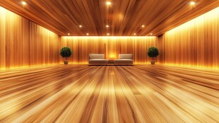 木质客厅空间 温馨又大气