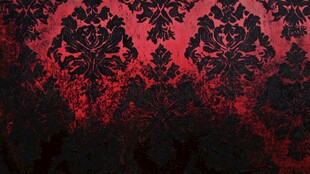 红黑奢华复古花纹背景图