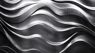 金属波浪纹理背景图案