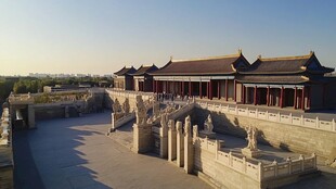 故宫宏伟宫殿建筑景观