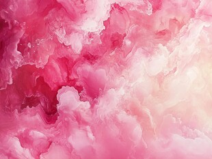 梦幻粉色云彩抽象背景图