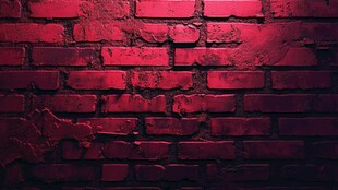 红色砖墙纹理背景图