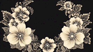 复古花卉装饰图案