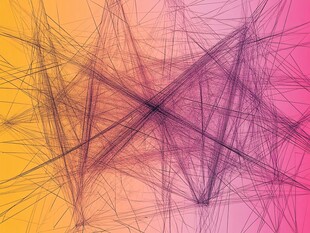 绚丽线条交织抽象背景图