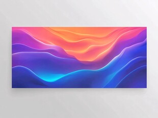 炫彩流体渐变抽象背景图